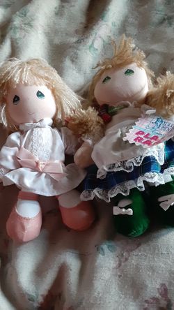 Precious Moments little rag dolls $ 3.00 each