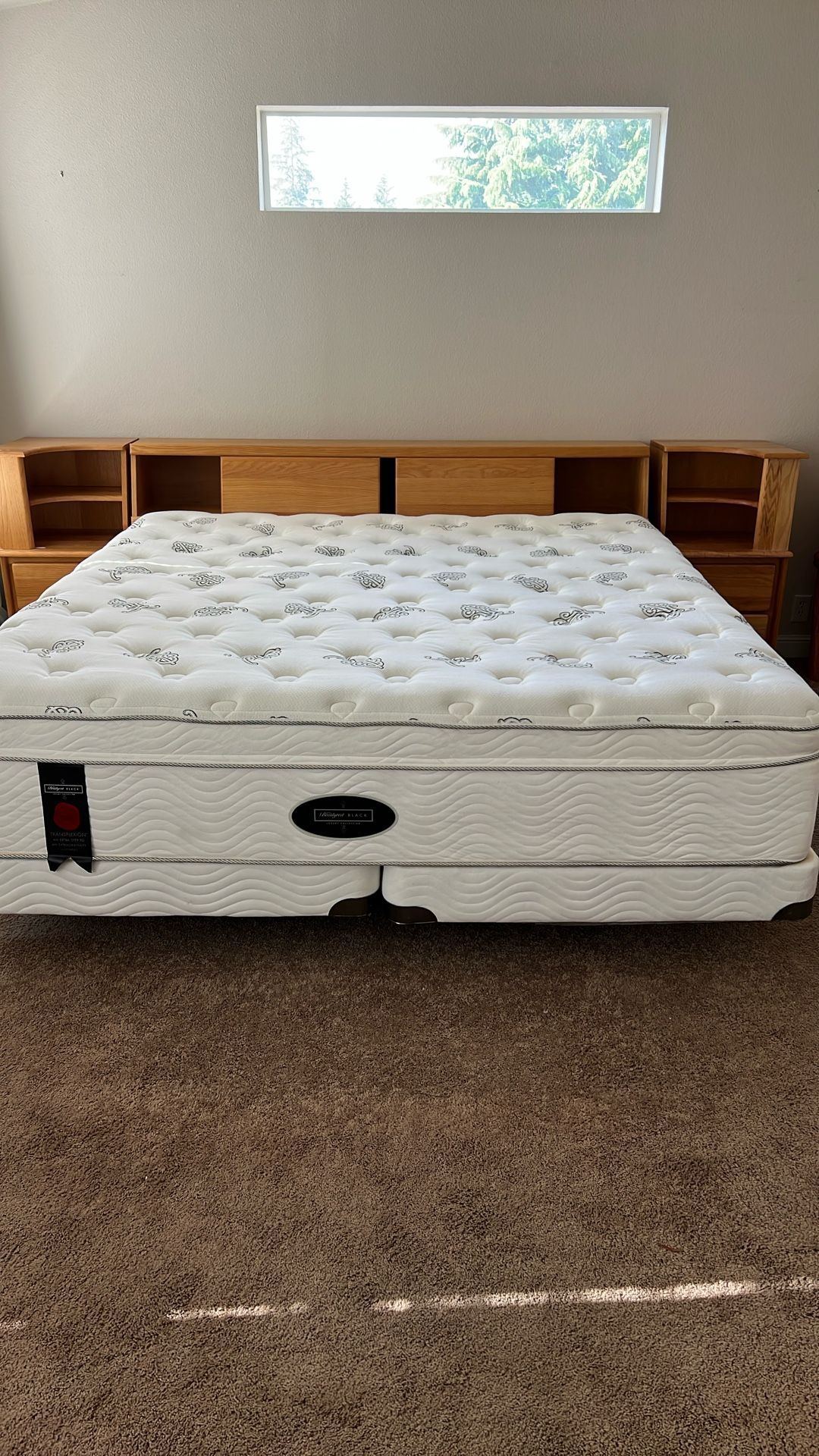 Bed Set - King With Head Board And 2 Side Pieces