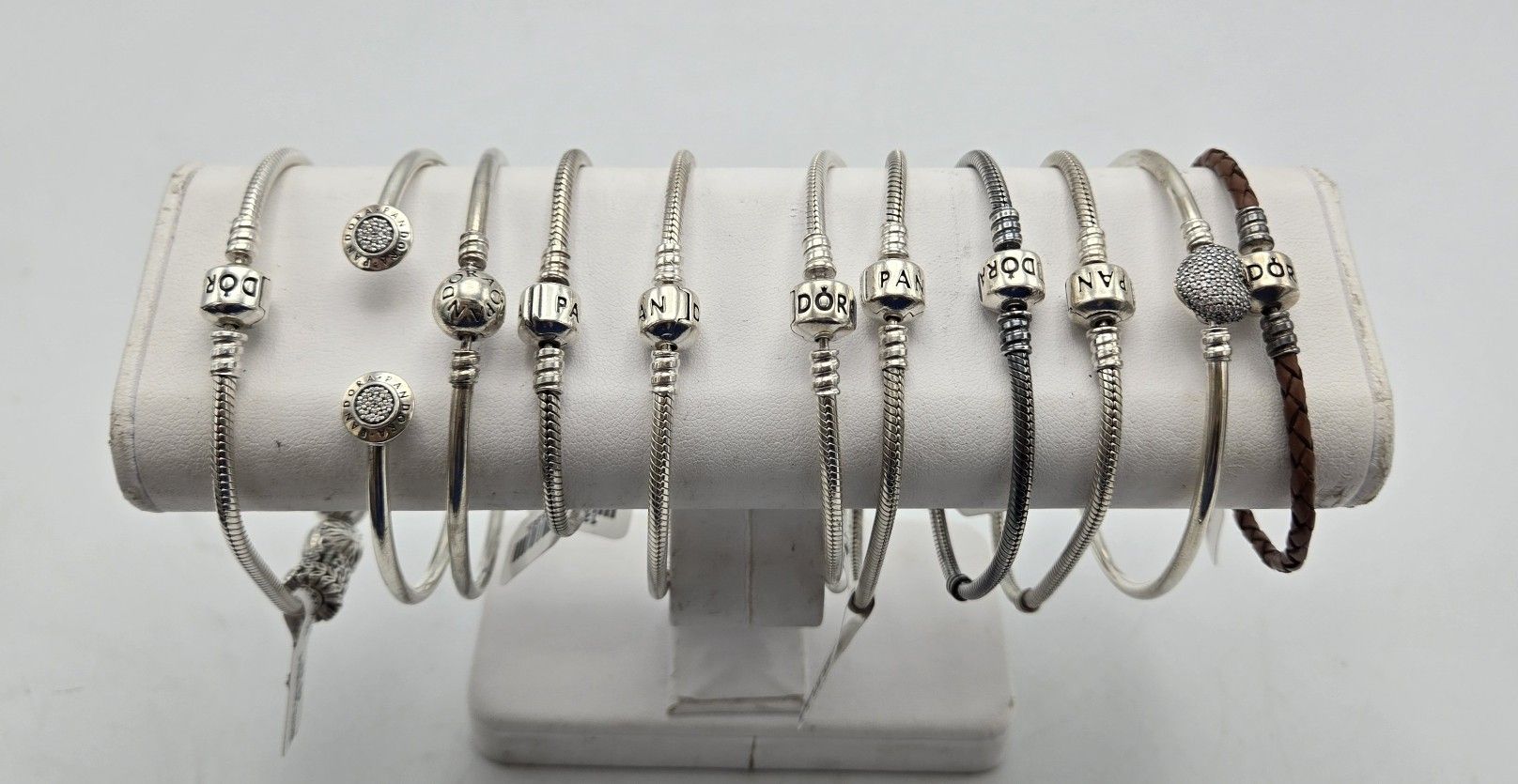 Assorted Pandora Bracelets and Charms