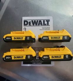 Dewalt Battery 2.0ah 20v $30 each Battery