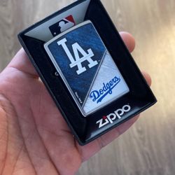 Vintage Los Angeles LA Dodgers Zippo Lighter 