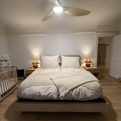 Bed Frame and Headboard for King Bed