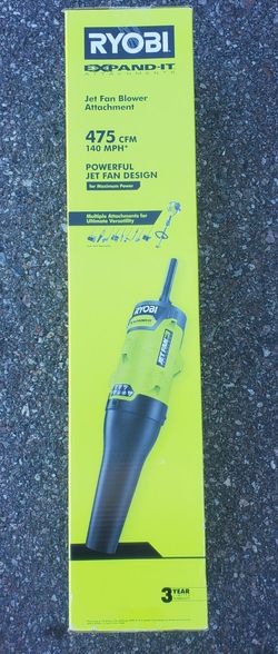 Ryobi Expand-It 140 MPH 475 CFM Jet Fan Blower Attachment RYAXA22