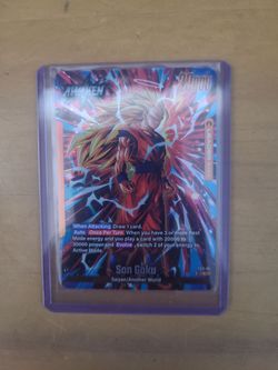 Dragonball z card