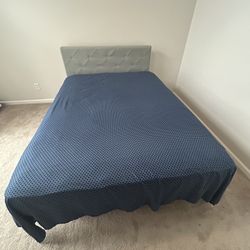 Full Bed Frame And Mattress Bundle 