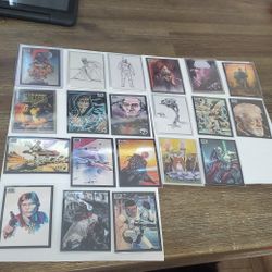Topps Chrome Star Wars Galaxy 2022 20 Card Lot