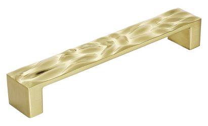 Brand New  6 1/4" (160mm) Centers Pull in Brushed Gold.