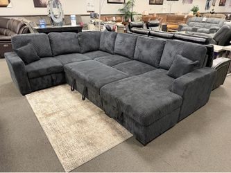 Black Sofa Sectional Sleeper