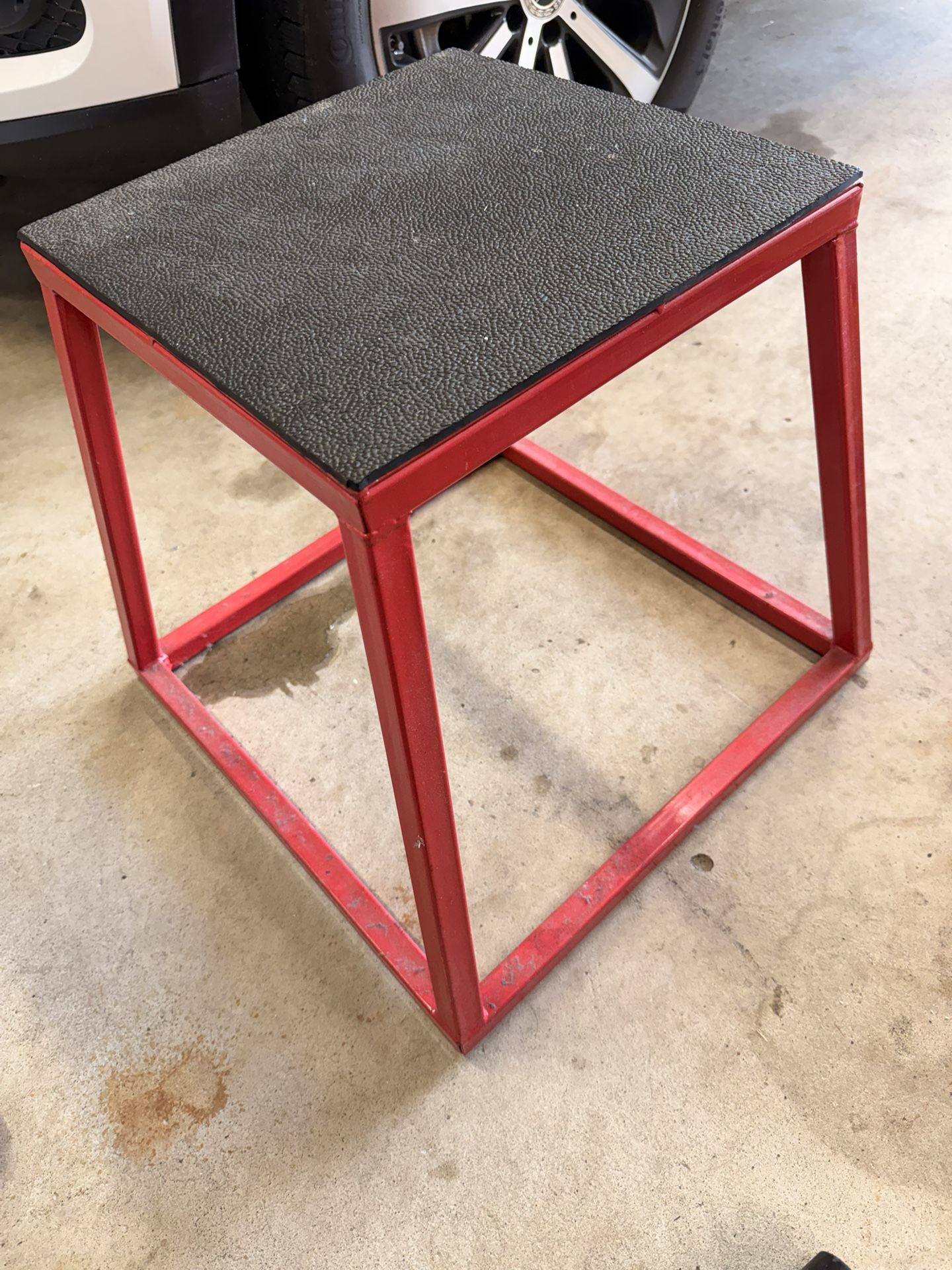 Plyometric Jump Box For Exercise Gym Lifting Weights Half Squats 