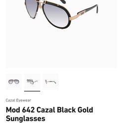 Cazal Black And Gold Frames AUTHENTIC STEAL PRICE 275$