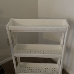 White Storage Space Rack 