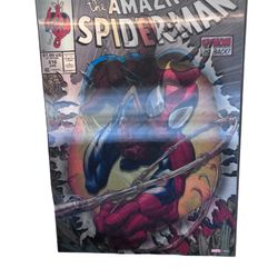 3-D Spider-Man Wood Picture