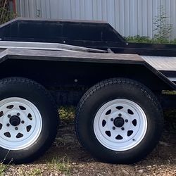 Georgia Boy Car Hauler Trailer 16 Foot 12000 Lb Winch Aluminum Ramps