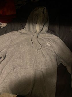 Reebok Grey Pullover Hoodie L