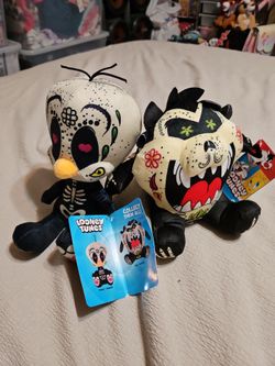 Looney tunes tweety and Taz plush