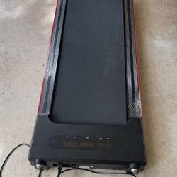 GOYOUTH 2 in 1 Under Desk Electric Treadmill Motorized Exercise Machine with Wireless Speaker, Remote Control and LED Display, Walking Jogging Machine