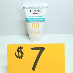 Eucerin Sensitive Mineral Zinc Oxide Protection SPF 50