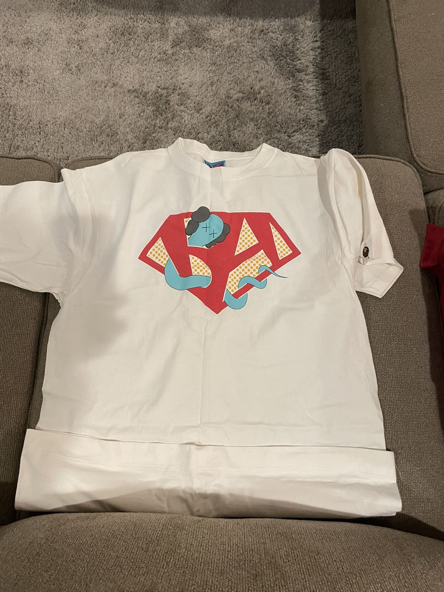 Bape Kaws Superman Size L