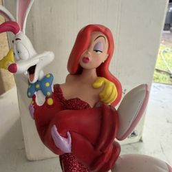 Disney Parks Roger and Jessica Rabbit Figure Resin Figurine Medium