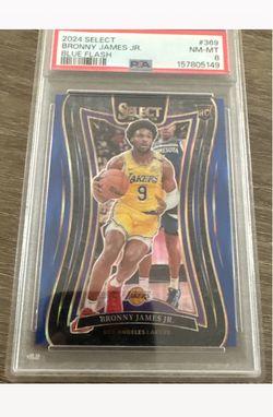 🏀 Bronny James Jr. Lakers RC basketball card PSA 8