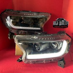 Ford Ranger 2019. 2022 headlights.