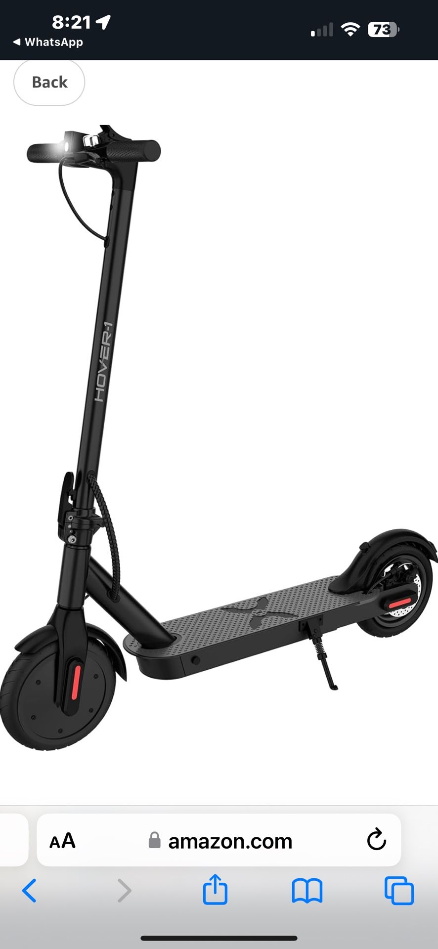 Cruise the streets in style with Hover Journey Folding Electric