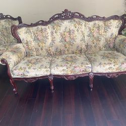 Antique Sofa And Chair 