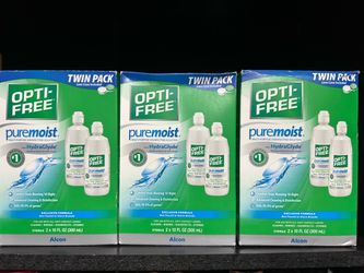 $10 each Opti-Free Puremoist Twin Pack (300mL each)