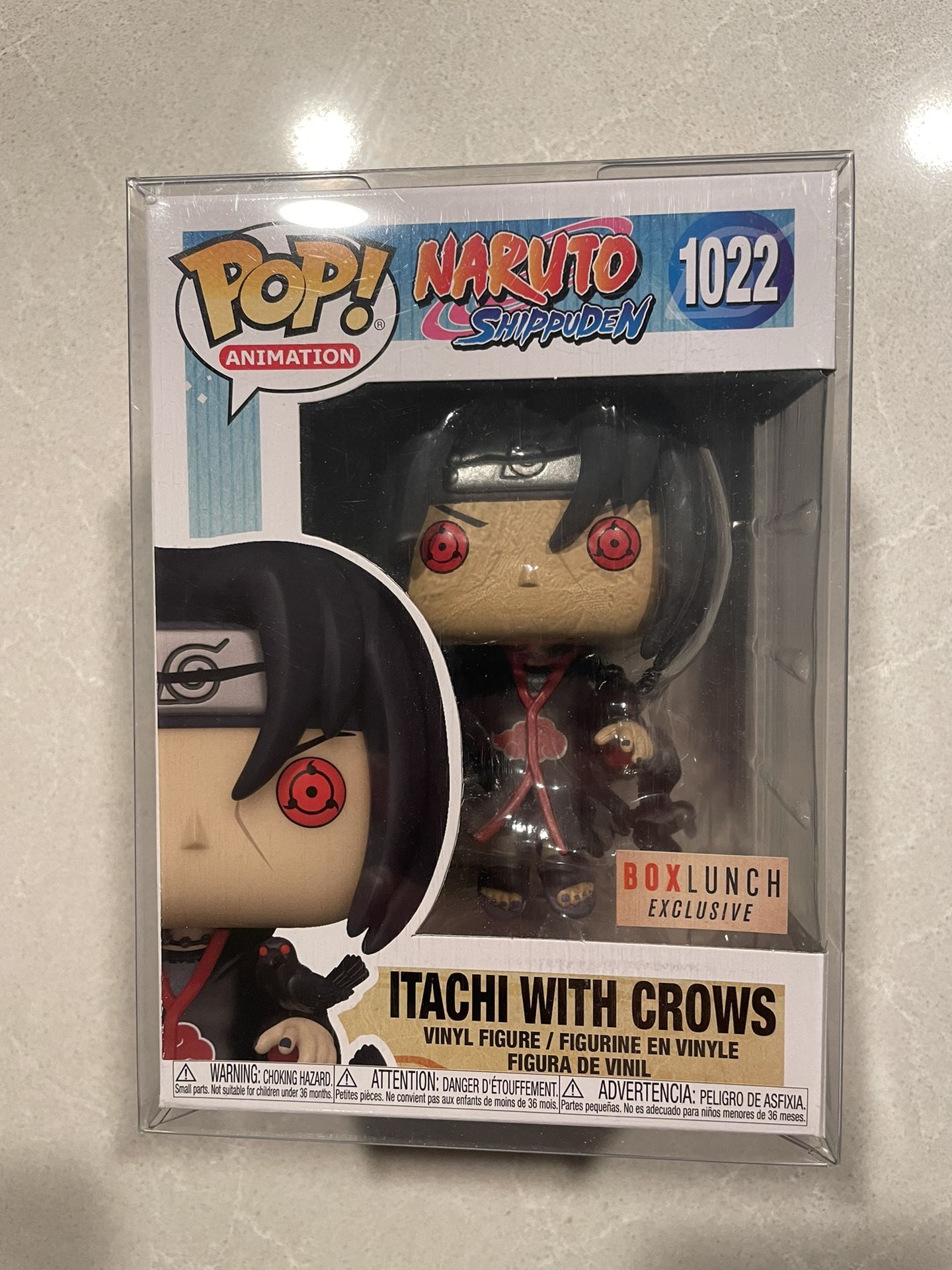 Itachi Crows Funko Pop Box Lunch Exclusive Naruto Shippuden 1022 with protector