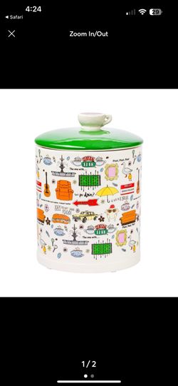 🆕F•R•I•E•N•D•S Ceramic Cookie Jar