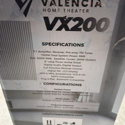 Valencia Home Theater Vx200