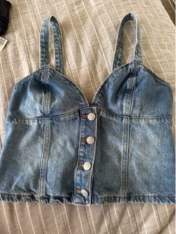 Denim top