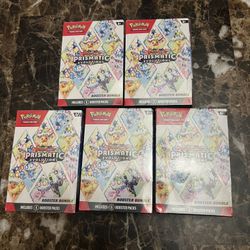 Pokemon Prismatic Booster Bundles