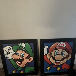 Mario wall frame