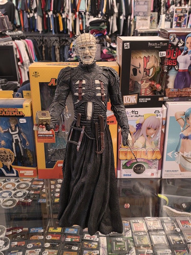Vintage Horror NECA 2003 Hellraiser Pinhead Motion Activated Talking 18" Figure