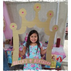 Gold Crown Birthday Decorations