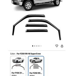 Side window deflectors 