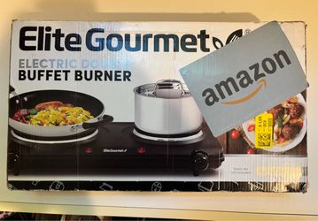 Elite Gourmet Electric Double Buffet Burner