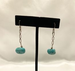Sterling Silver Turquoise Earrings 