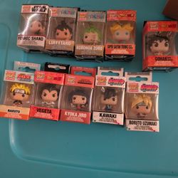 Funko Pop Keychain Lot Anime