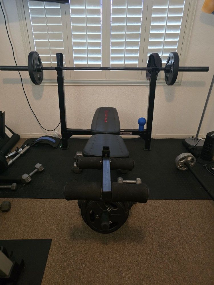 Marcy Weight Bench & Weights