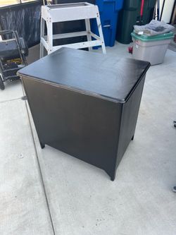 Desk, chair and Filing cabinet