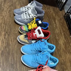 Nike dunk and jordan 11