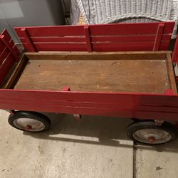 Vintage Red Wagon