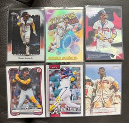 Ronald Acuña Jr. Baseball Card Lot of 6