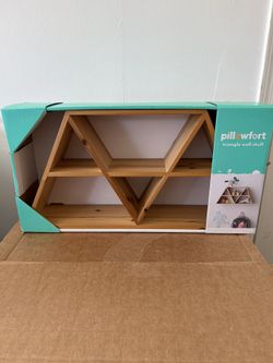 New in Box Triangle Wall Shelf for Kids