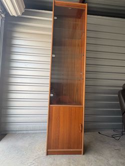 Tall Glass Cabinet