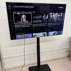 55” Samsung Smart TV with Remote Control and Stand