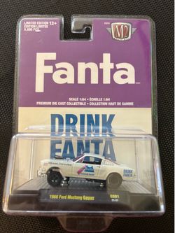2021 M2 Machines Coca Cola Release 1/64 Fanta 1966 Ford Mustang Gasser