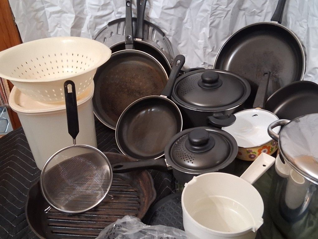 Assorted Pots And Pans